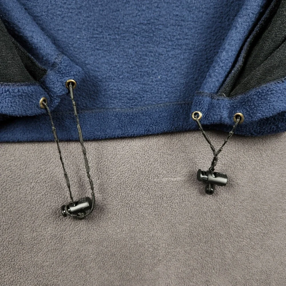 Vintage The North‎ Face Windstopper Fleece Jacket Mens large Blue Black Full Zip